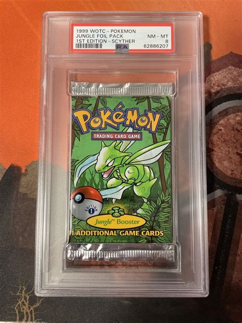 Pokemon Jungle Psa St Edition Graded Booster Pack Sc