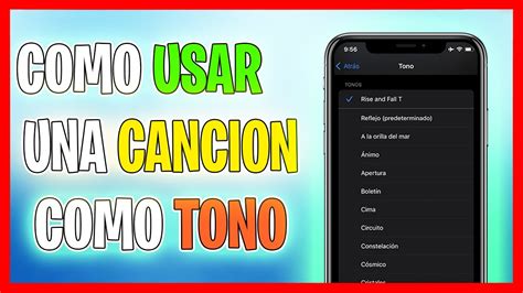 Como Poner Una Canci N De Tono De Llamada En Iphone Youtube