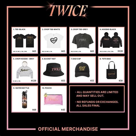 Twice In France On Twitter Live Nation A D Voil Les Merch Qui