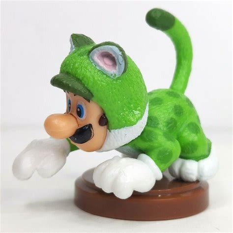 Super Mario 3d World Fury 2 Giga Cat Luigi Choco Egg Mini Figure