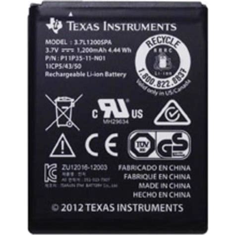 TEXAS INSTRUMENTS Batterie Rechargeable Pour TI Nspire CX CAS TI 83