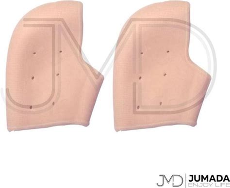 1 Paar Hielbeschermers Hielsokken Gel Sokken Hielbescherming Gel