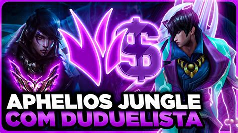 Me PAGARAM Pra JOGAR De APHELIOS JUNGLE No MESTRE YouTube