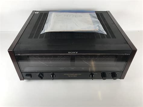 Vintage Sony TA N77ES Stereo Power Amplifier Reverb