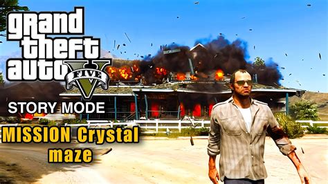 GTA 5 GAMEPLAY MISSION CRYSTAL MAZE 100 GOLD MEDAL Gta5 2024