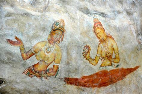 Los Frescos De Sigiriya Dambulla Sri Lanka Foto De Archivo Imagen