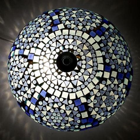 Mosaic Glass Ceiling Light Multicoloured Glass Ceiling Light Wholesale Distributor From Noida