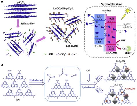 Photocatalytic N Fixation Of Lnco Oh G C N Z Scheme