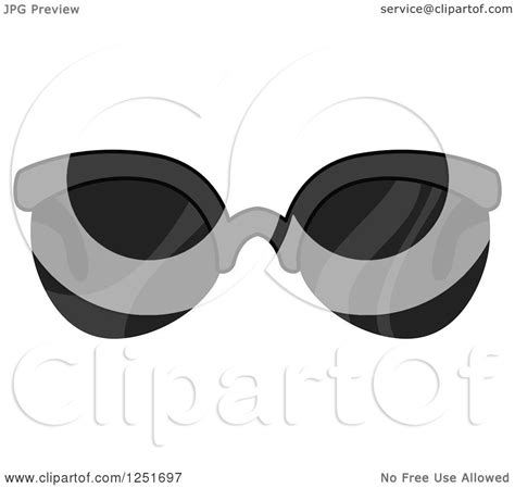 Clipart Of Men S Sunglasses Royalty Free Vector Illustration By BNP