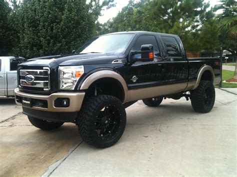 Custom 2011 Ford F 250 Crew Cab King Ranch Fx4 With 67 Diesel