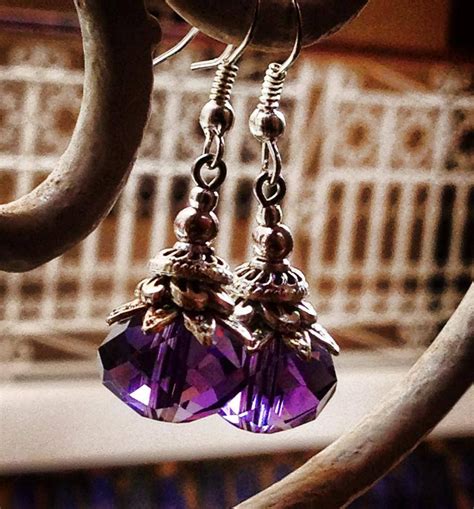 Purple Earrings Diy Jewelry Inspiration Purple Earrings Jewelry Inspiration