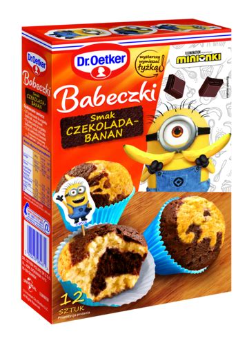 Babeczki Minionki Czekolada Banan Babeczki Dr Oetker