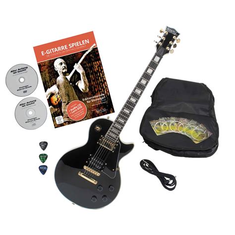 Rocktile Pro L Bk Deluxe E Gitarre Black Set