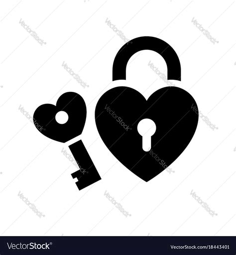 Romantic love symbol Royalty Free Vector Image