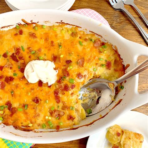 Loaded Potatoes Au Gratin