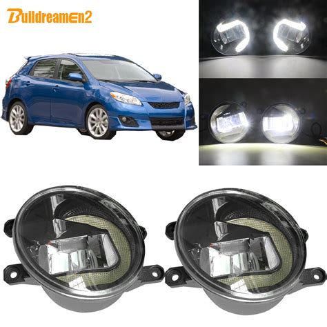 Buildreamen2 2in1 Function Car Led Fog Light Daytime Running Lamp