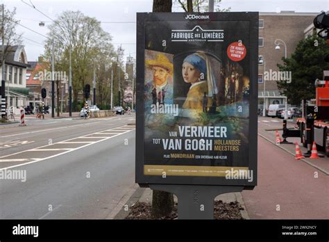 Billboard Fabrique Des Lumieres Museum Exhibition Van Vermeer Tot Van ...