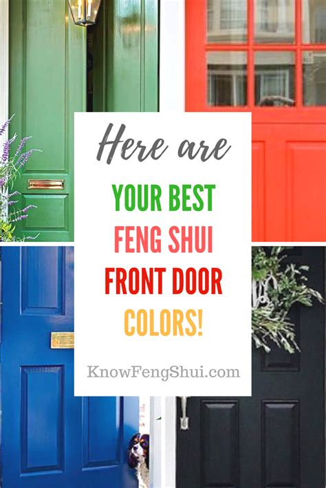 Best Feng Shui Colors For Your Front Door Are Here Best Front Door Colors Feng Shui Front