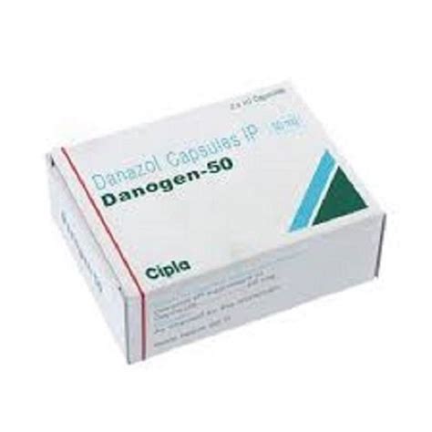 Danogen 50 Mg Danazol Capsules at Rs 162 strip दनजल कपसल in