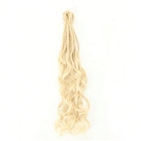 Extensiones De Rastas Con Onda Suelta Sint Ticas De Doble Extremo De