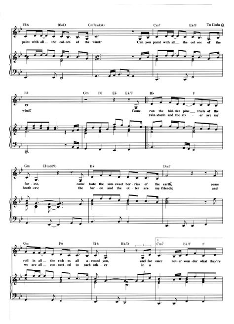 Disney Violin Sheet Music Colors Of The Wind