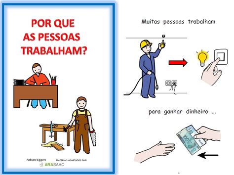 Mini book História social e atividades Por que as pessoas trabalham