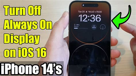 Iphone 14s14 Pro Max How To Turn Off Always On Display On Ios 16