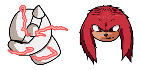 Knuckles Animated Cursor - Knuckles Cursors - Sweezy Cursors