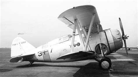 Grumman F3f 1 De Lus Navy Au Sol