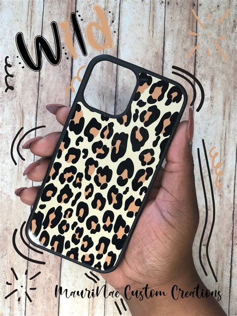 Cheetah Iphone Case Cheetah Print Phone Case Iphone 12 Etsy