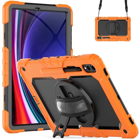 Customized Colors Tablet Case Cover With Hand Strap 360 Degree