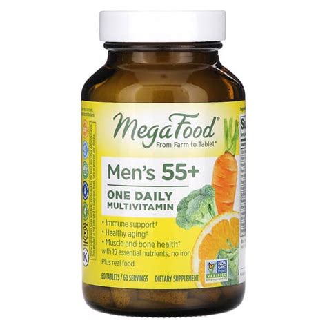 Megafood Mens 55 One Daily Multivitamin 60 Tablets