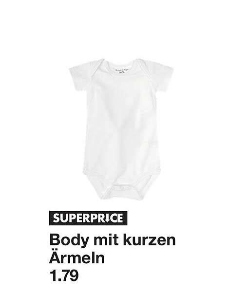 Body Mit Kurzen Rmeln Angebot Bei Zeeman