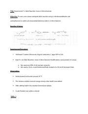 Aldol Reaction Trans 4 Nitrochalcone Docx Title Experiment F1 Aldol