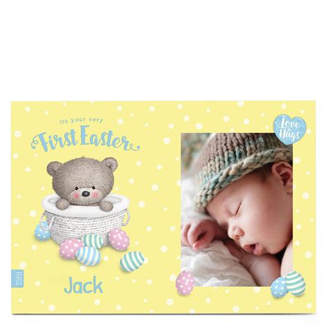 Buy Photo Hugs Bear 1st Easter Card For Gbp 179 Card Factory Uk