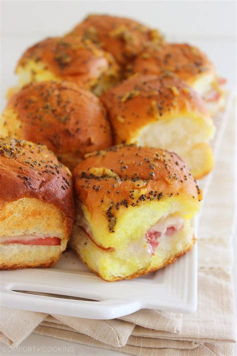 Baked Ham And Swiss Sliders The Comfort Of Cooking