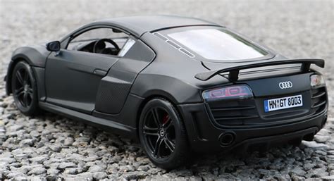 Audi R8 Gt Matte Black Collectible Replica Livecarmodel