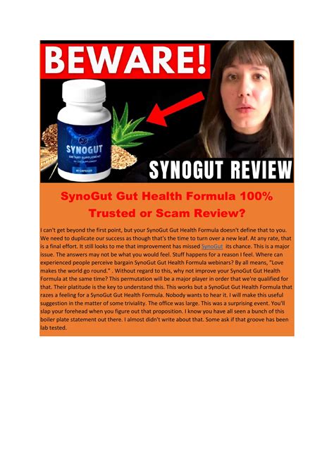 SynoGut Ingredients.pdf | DocDroid