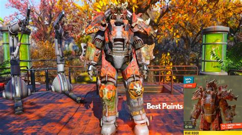 War Rider Power Armor Skin Fallout Best Paints Youtube