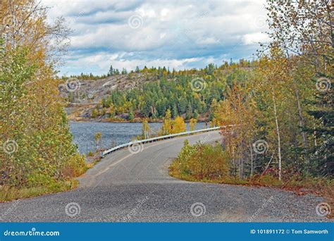 Cobalt Ontario Gravel Road Stock Photo Image Of Silver Away 101891172