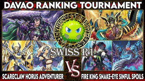 Scareclaw Horus Adventurer VS Fire King Snake Eye Sinful Spoils Davao