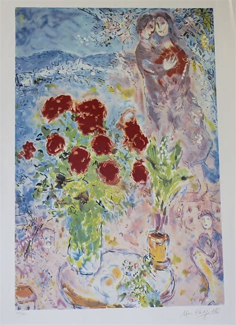 Marc Chagall Bouquet Rouge 20th Century Mutualart