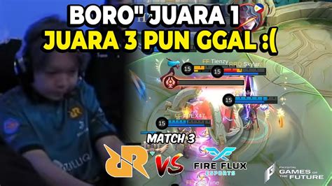 NT LAH LAWAN FIRE FLUX AJA DI ACAK RRQ VS FIRE FLUX MATCH 3 GAMES OF