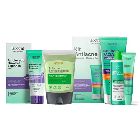 Kit Skin Care Completo Limpeza Facial Profunda Para Tratamento Da Acne