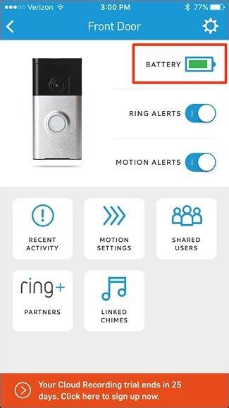 How To Check The Battery Level On Ring Doorbell Our Secure Life