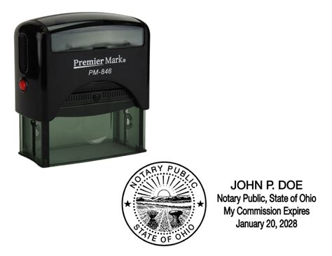 Ohio Notary Stamp | Rubber Stamp Warehouse