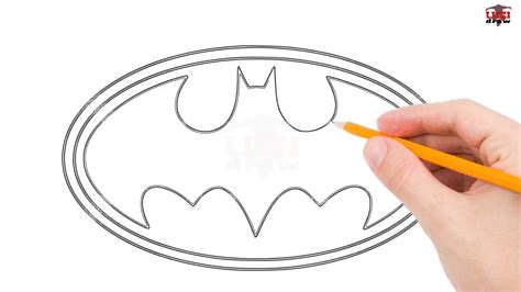 How To Draw Batman Logo Step By Step