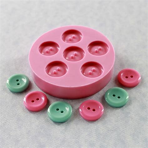 Button Silicone Moldmould 34 Inch For Crafts Jewelry Etsy