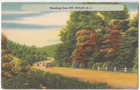 Greetings from Mt. Holly, NJ, unused Postcard | United States - New Jersey - Other, Postcard ...