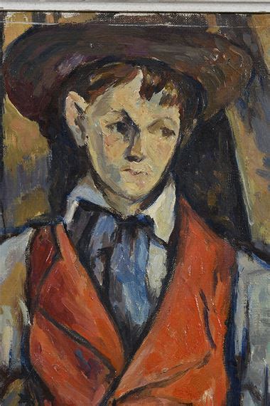 Cézanne Paul Boy in a Red Waistcoat MutualArt